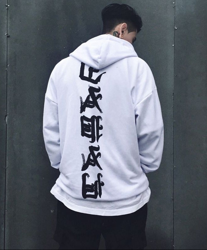 YEH3 White Spirit Rid Evil Hoodie