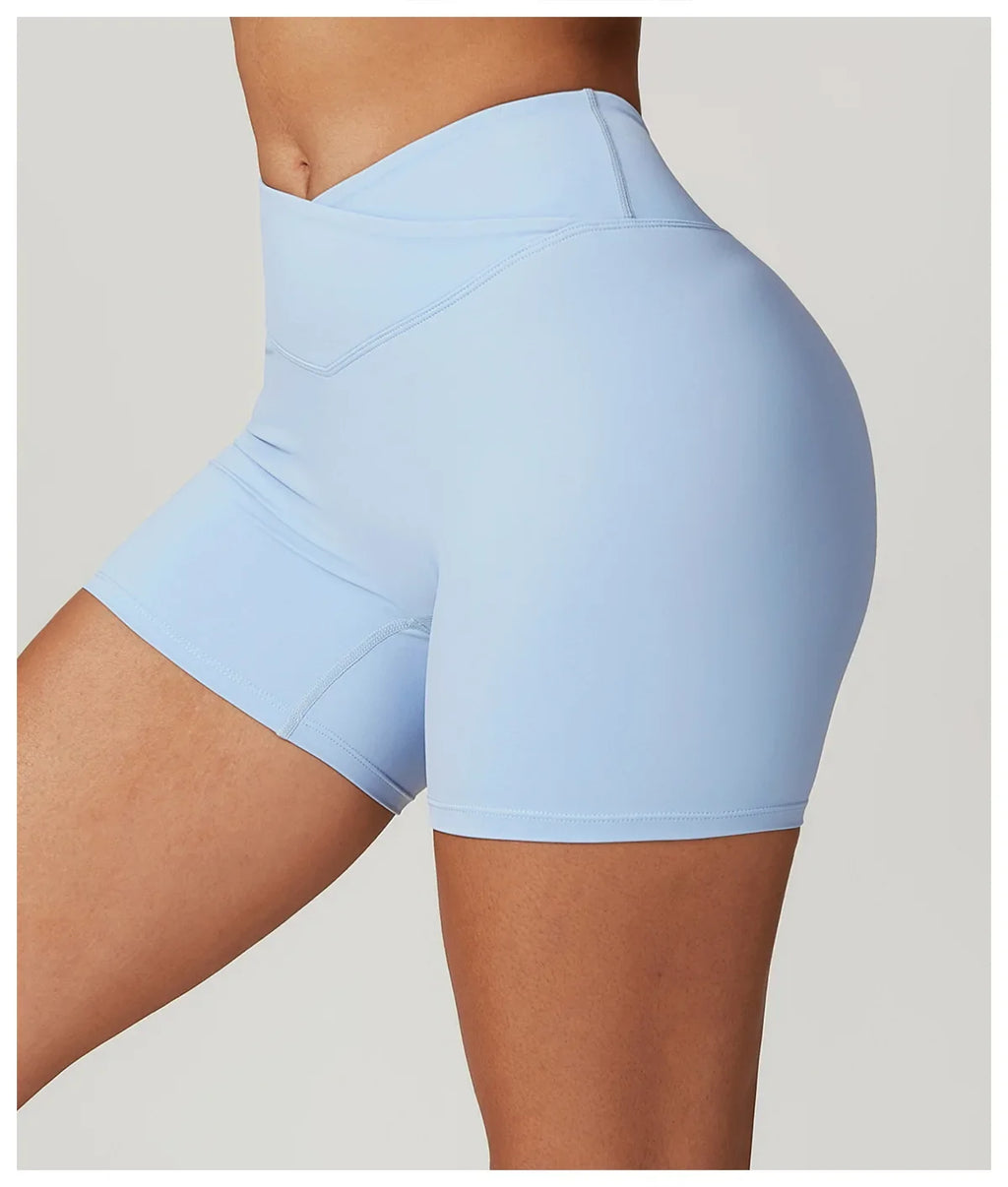 Yoga Shorts Women High Waist Workout Shorts