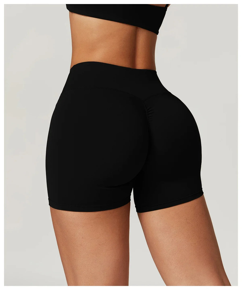 Yoga Shorts Women High Waist Workout Shorts