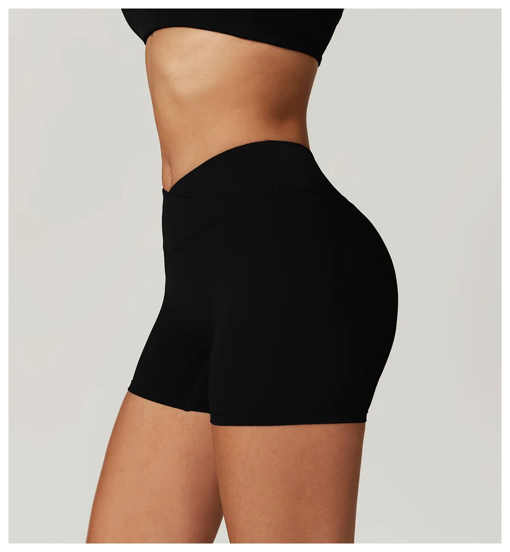 Yoga Shorts Women High Waist Workout Shorts