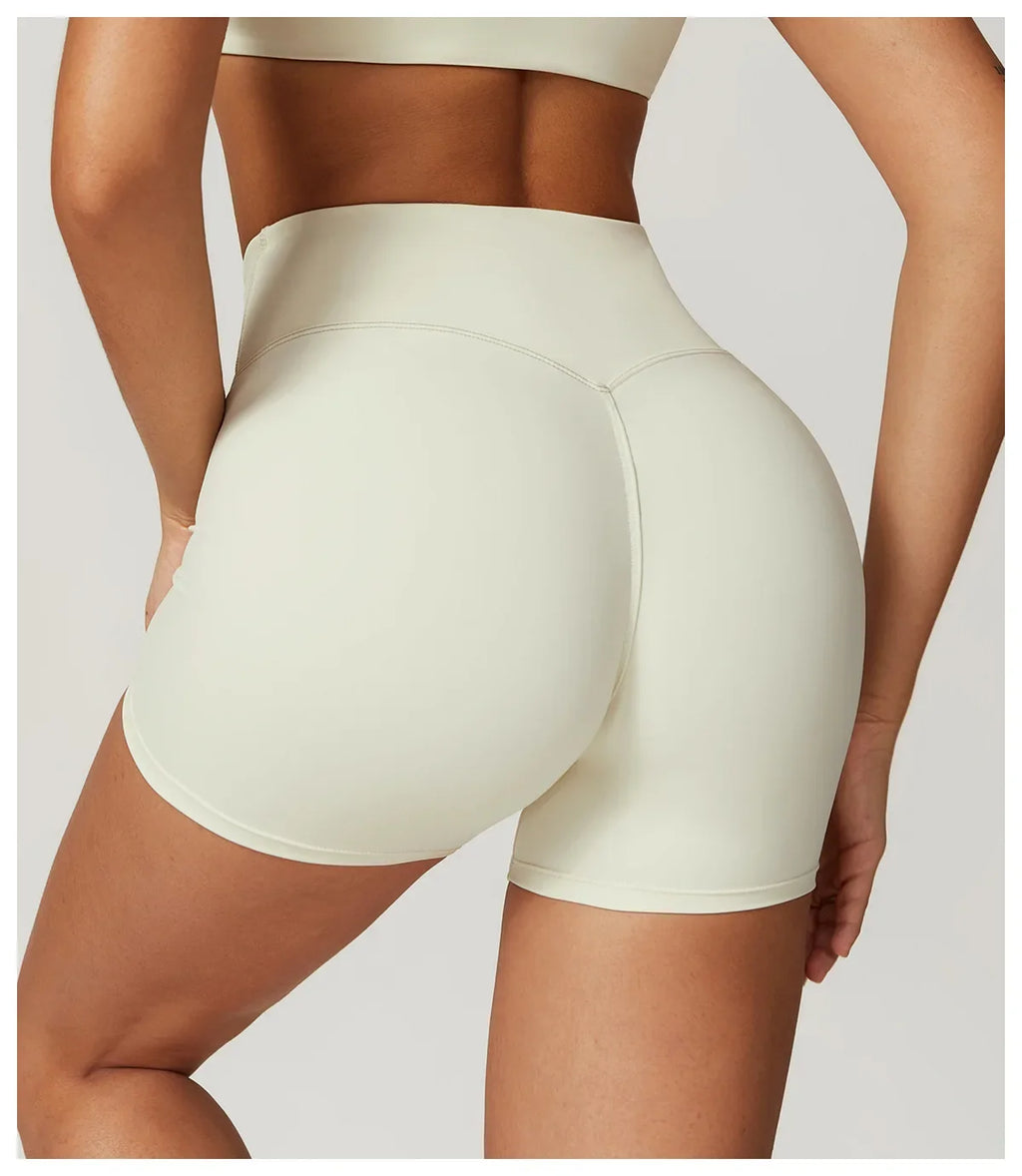 Yoga Shorts Women High Waist Workout Shorts