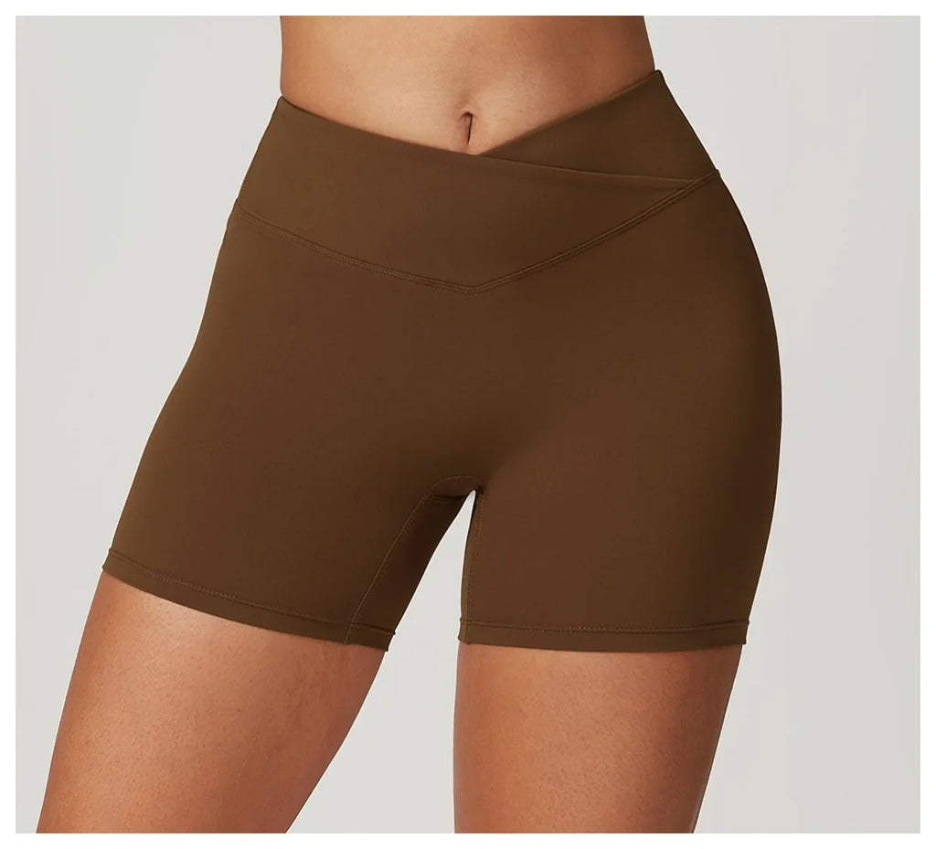 Yoga Shorts Women High Waist Workout Shorts
