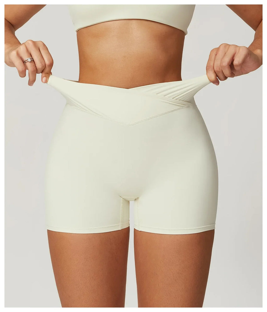 Yoga Shorts Women High Waist Workout Shorts