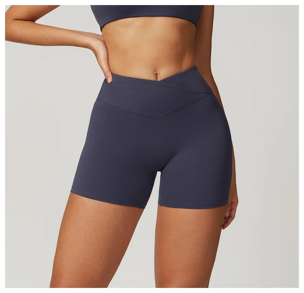Yoga Shorts Women High Waist Workout Shorts