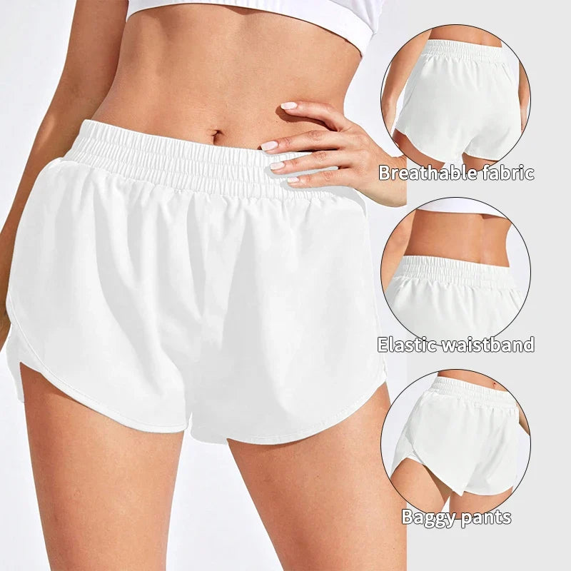 Yoga Shorts Women Fitness Elastic