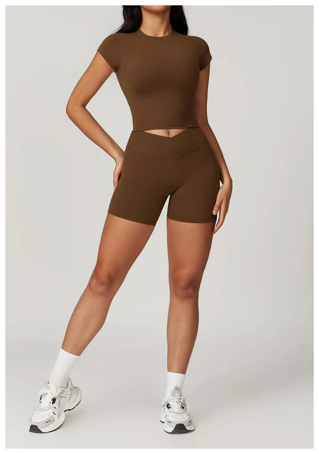 Yoga Shorts Women High Waist Workout Shorts
