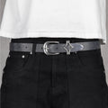 Commons Studios Outlaw Leather Belt Onyx