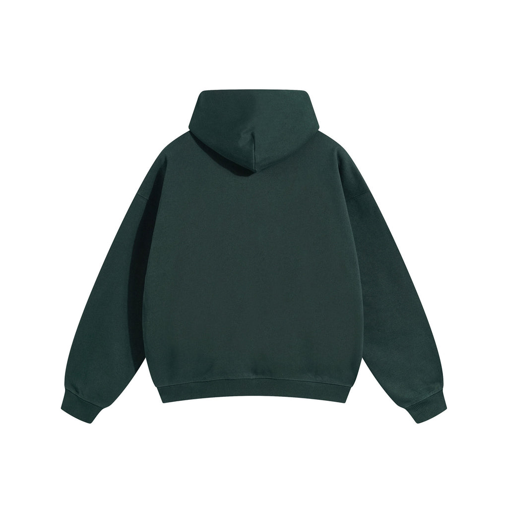 Compliments No One Complimented Dark Green Hoodie